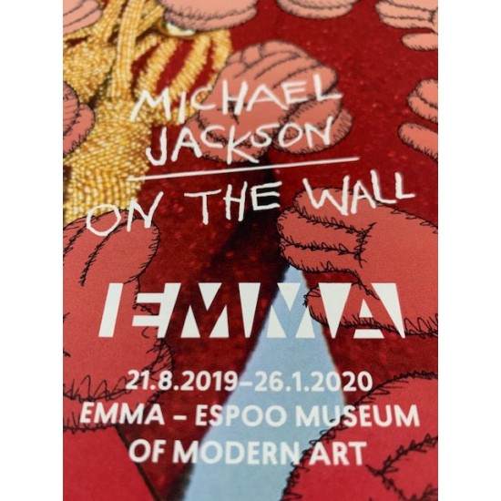 英國倫敦 National Portrait Gallery 展場限定 Michael Jackson: On the Wall 海報 （含框）