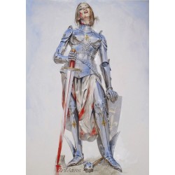 Jeanne d'Arc 聖女貞德 （含框） 2022東京三罰展出作品