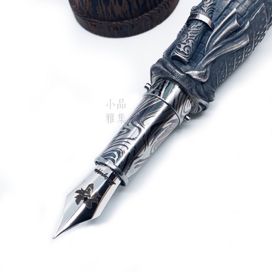 MONTEGRAPPA 萬特佳 SAMURAI WARRIOR 武士系列 – 侍 全球限量177支 純銀 18K鋼筆
