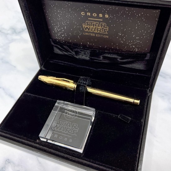 CROSS 高仕 TOWNSEND 濤聲系列 STAR WARS 星際大戰 23K鍍金 限量 鋼珠筆 (C-3PO)